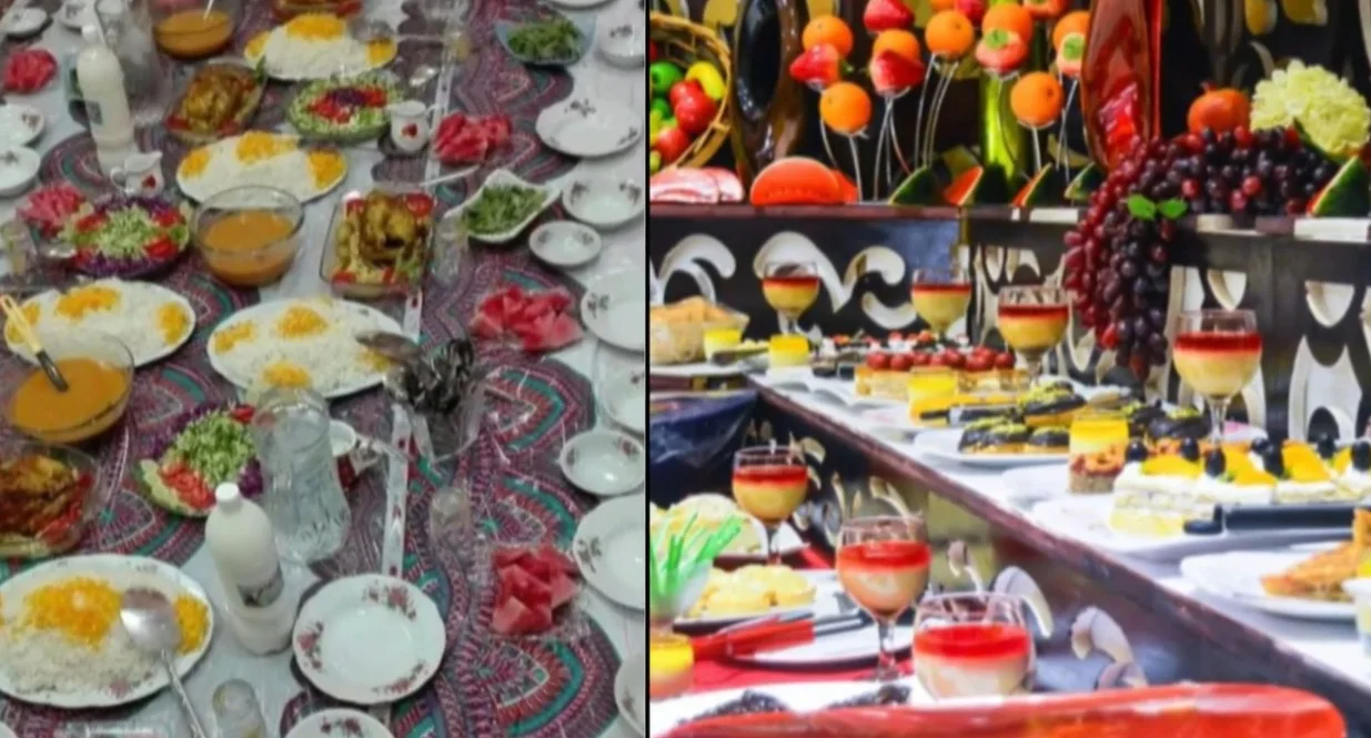תיעוד ארוחת חגיגות האיפטאר ברשתות החברתיות