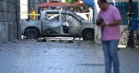 פיצוץ בתוניסיה מול מטה משטרה בבירה תוניס