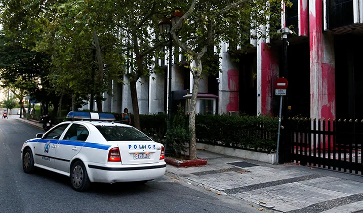 ניידת משטרה ביוון - ארכיון