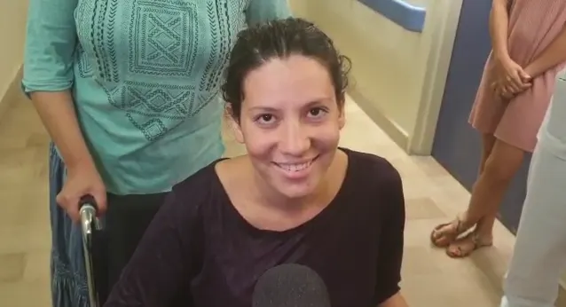 נעם נביס, שוחררה מבית החולים לאחר שנפצעה בפיגוע הדריסה בגוש עציון