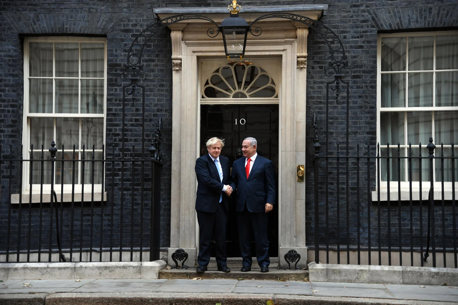 פגישת בנימין נתניהו עם ראש ממשלת בריטניה בוריס ג'ונסון בלונדון