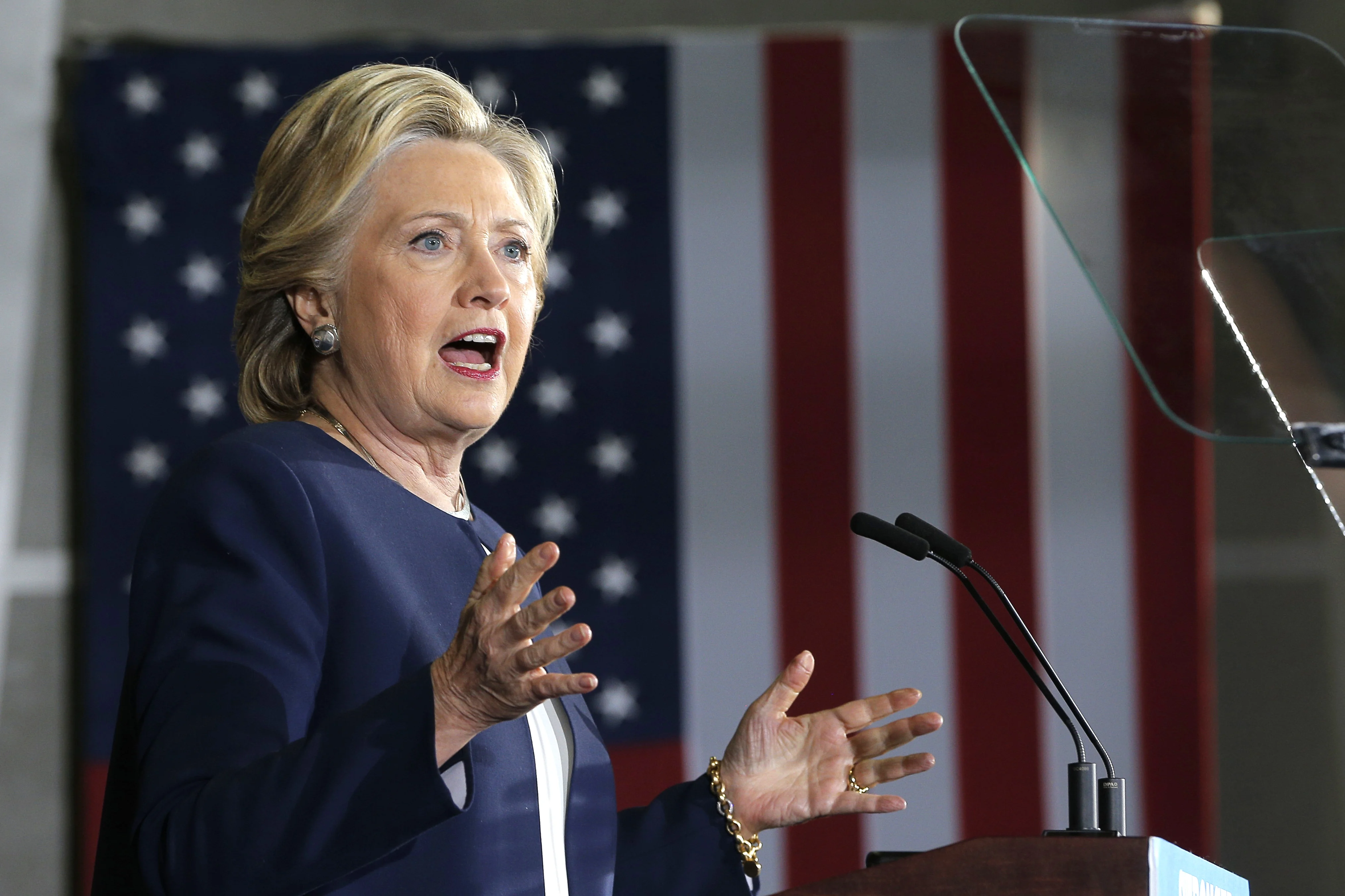 הילרי קלינטון, המועמדת הדמוקרטית לנשיאות ארה''ב ב-2016