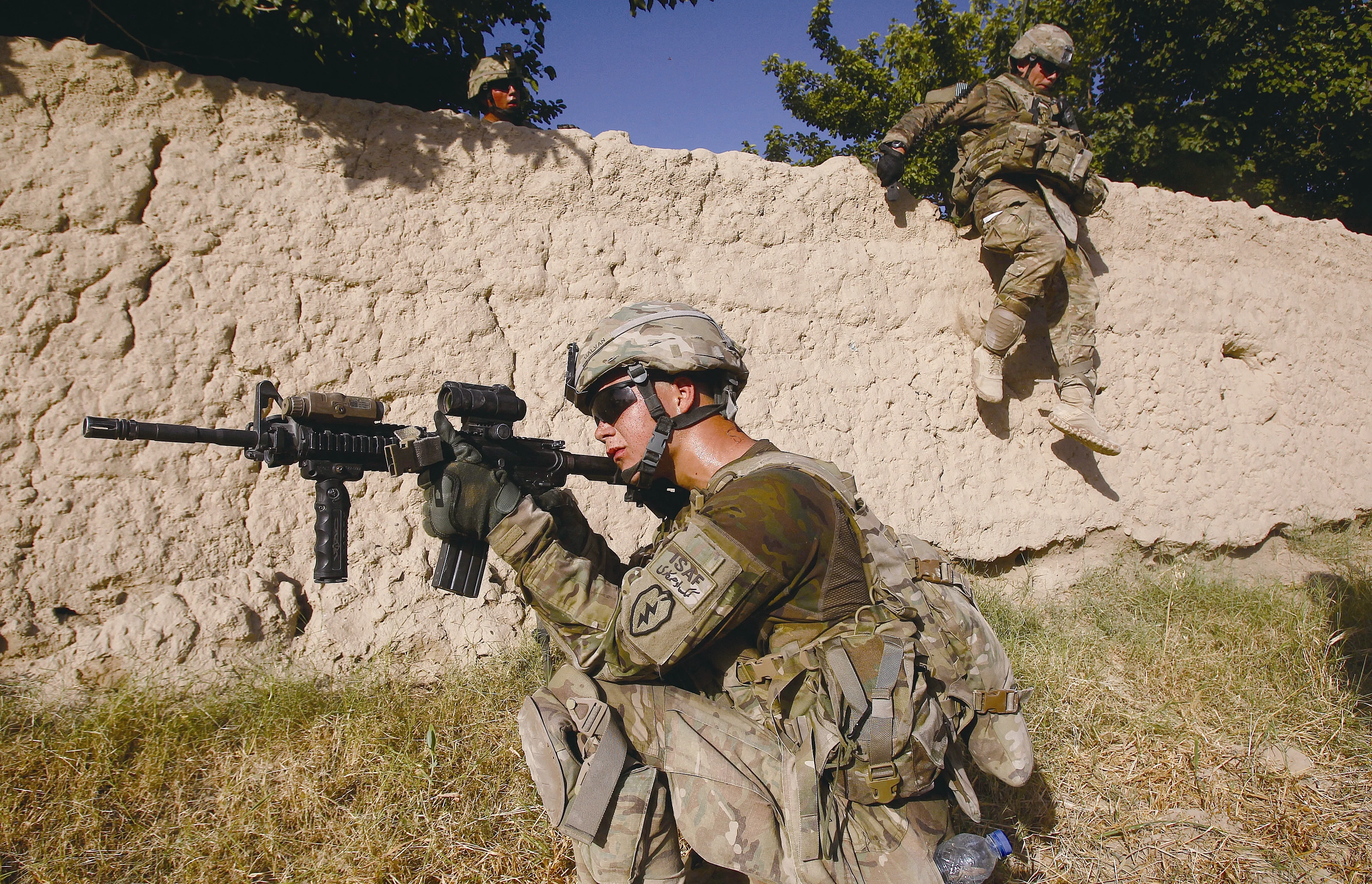 לוחמים אמריקנים באפגניסטן