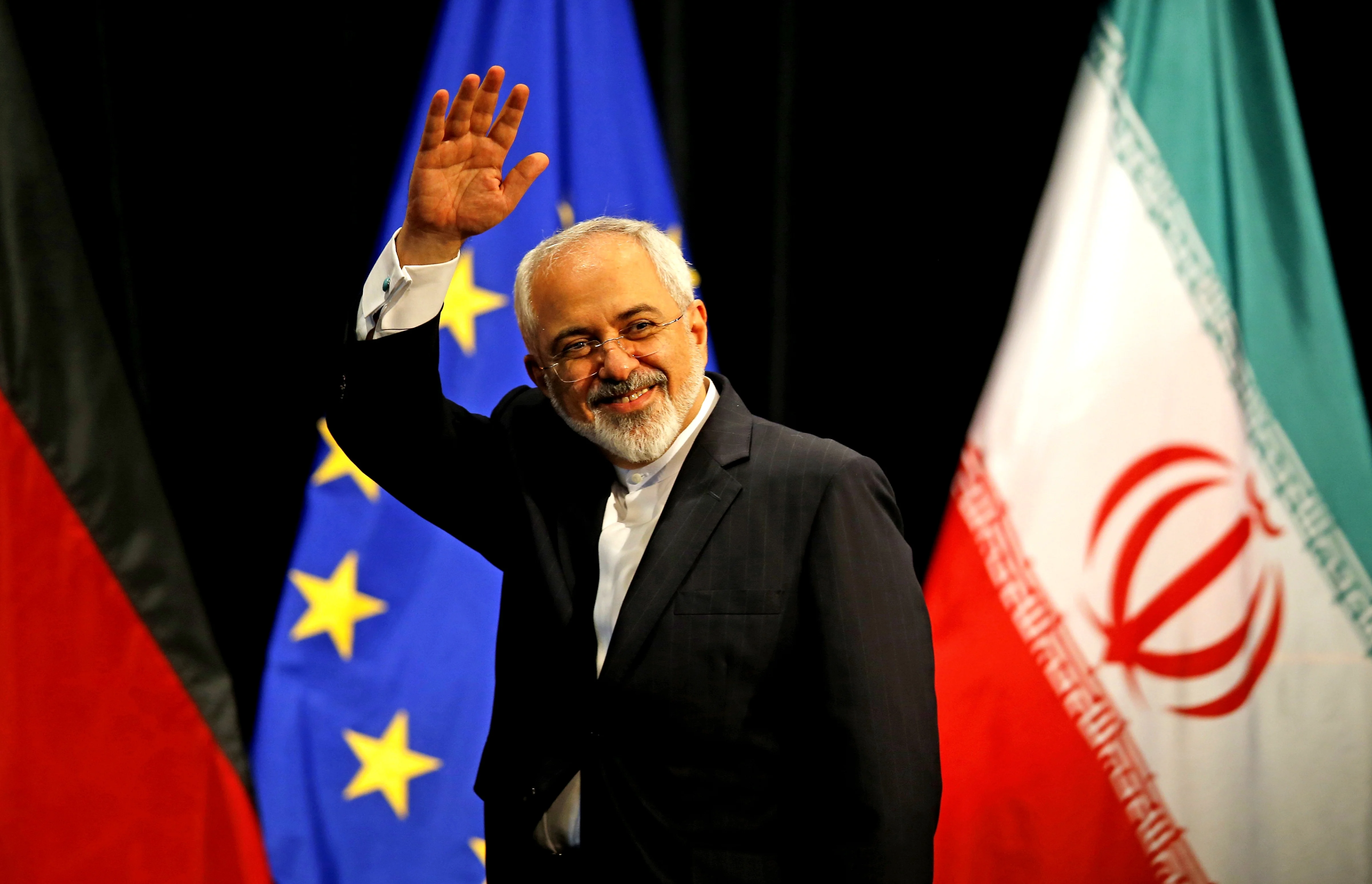 שר החוץ האיראני זריף בהצגת הסכם הגרעין