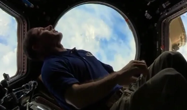 אסטרונאוט בתחנת החלל הבינלאומית