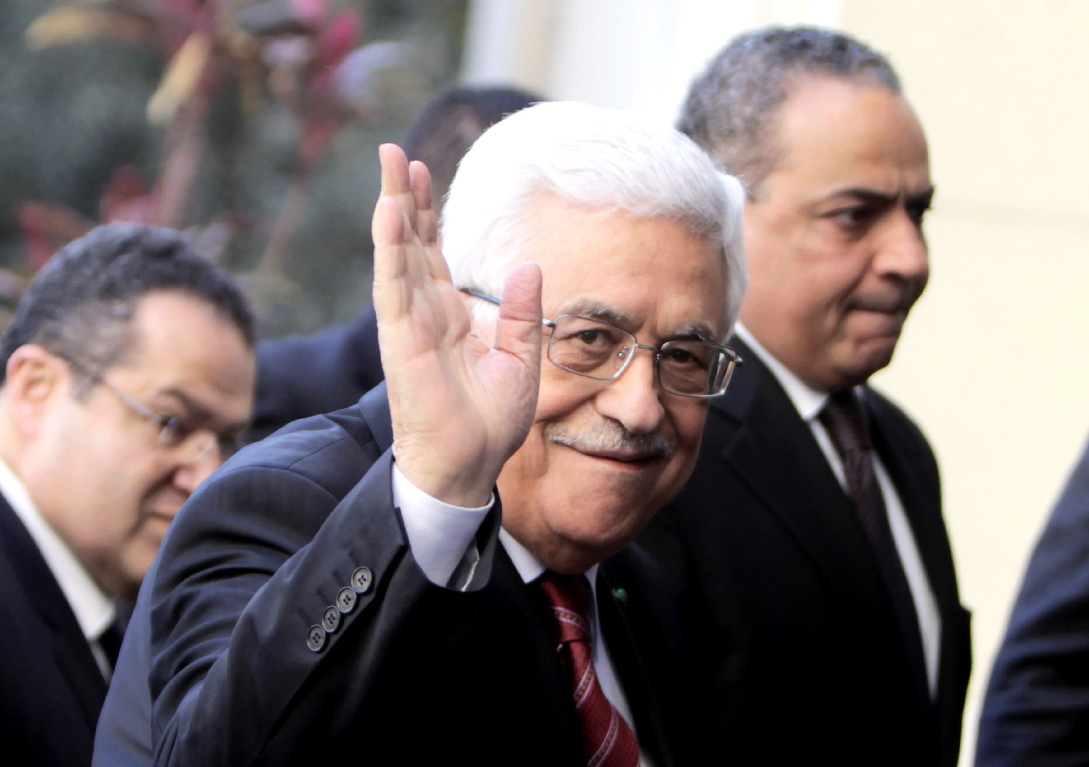 יו''ר הרשות הפלסטינית, אבו מאזן, בכינוס הליגה הערבית