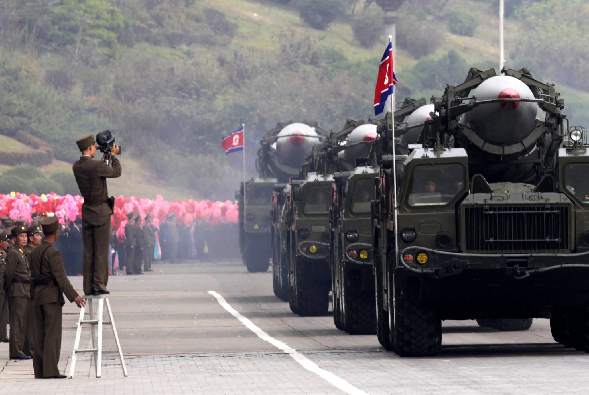 מצעד צבאי בקוריאה הצפונית