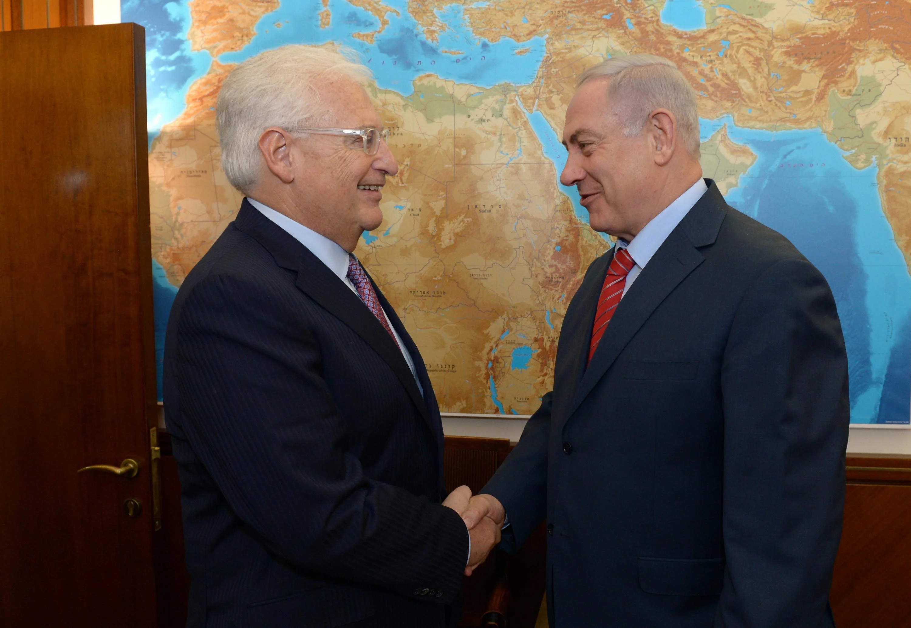 ראש הממשלה בנימין נתניהו נפגש עם שגריר ארה''ב בישראל דיוויד פרידמן בלשכתו בירושלים