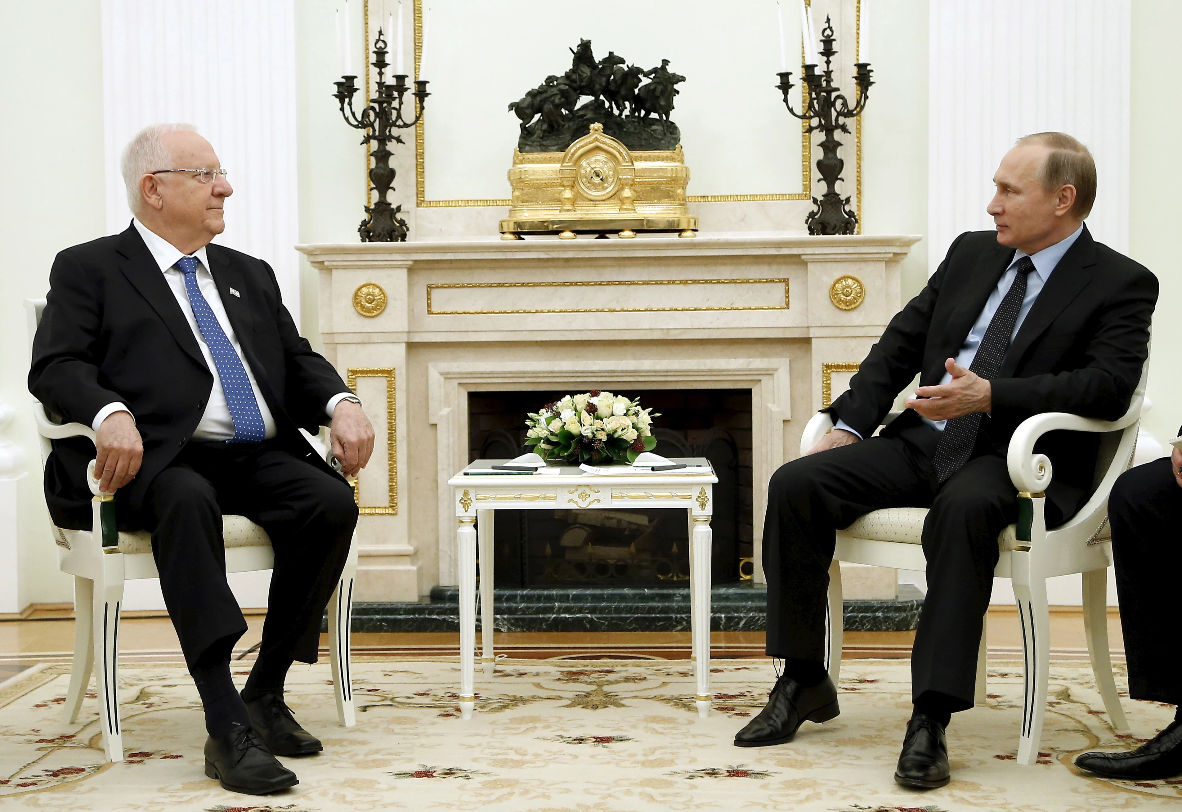 הנשיא ריבלין נפגש עם נשיא רוסיה פוטין
