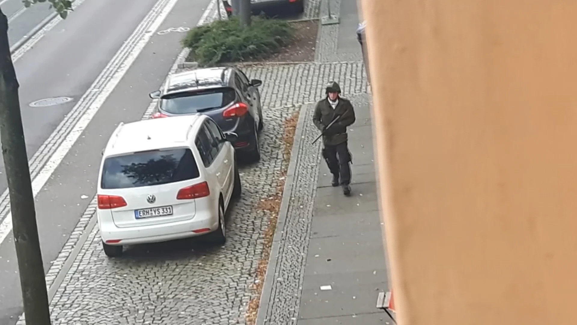 Amateur Video Shows Shooting In Halle