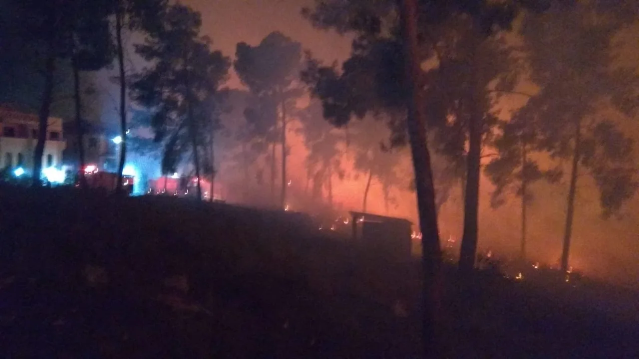 שריפה בכפר דחי