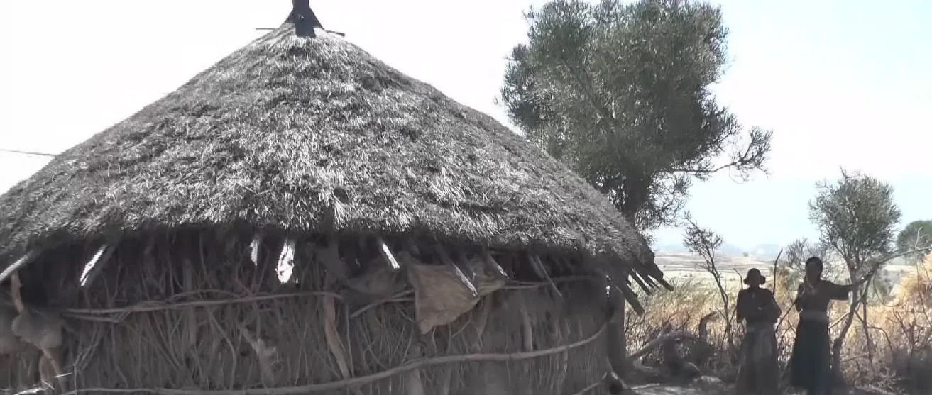 בית בכפר קטן באתיופיה