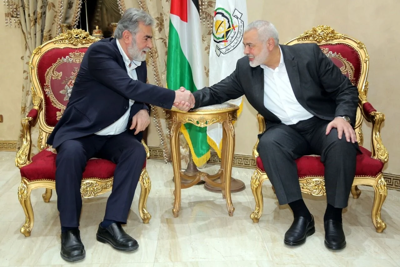 פגישה בין בכירי הג'יהאד האסלאמי לבכירי החמאס
