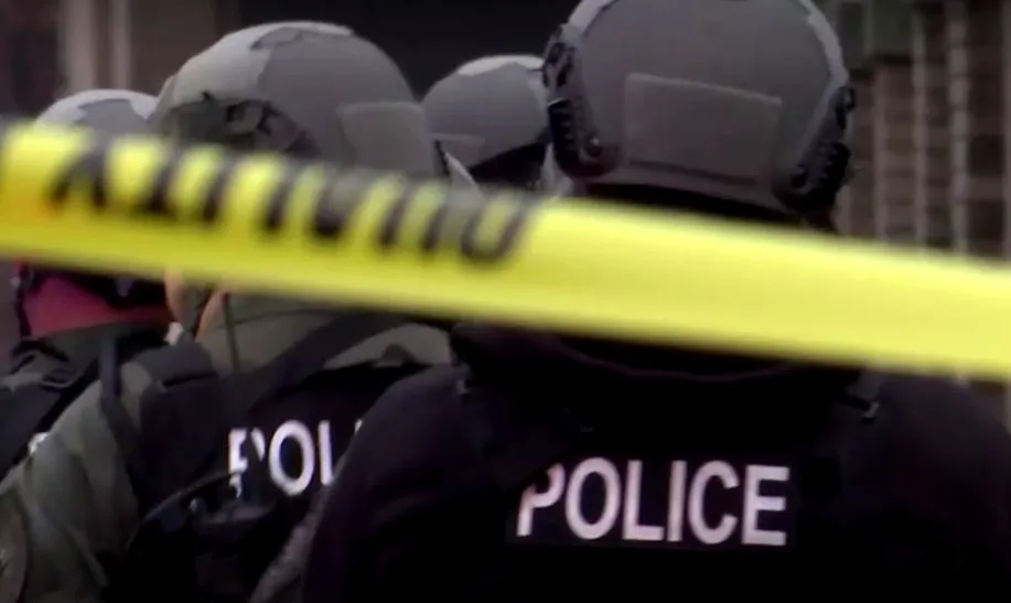 שוטרים בזירת האירוע בניו ג'רזי