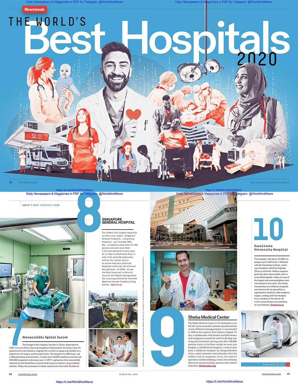 מגזין Newsweek דירג את המרכז הרפואי שיבא במקום ה-9 במדד בתי החולים הטובים בעולם