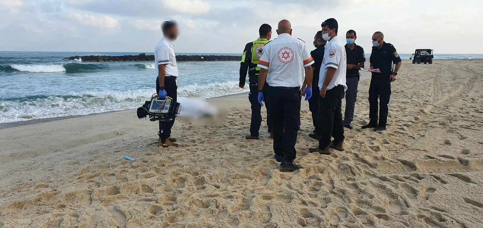 גופת גבר כבן 70 נמצאה מול חוף בר כוכבא באשקלון