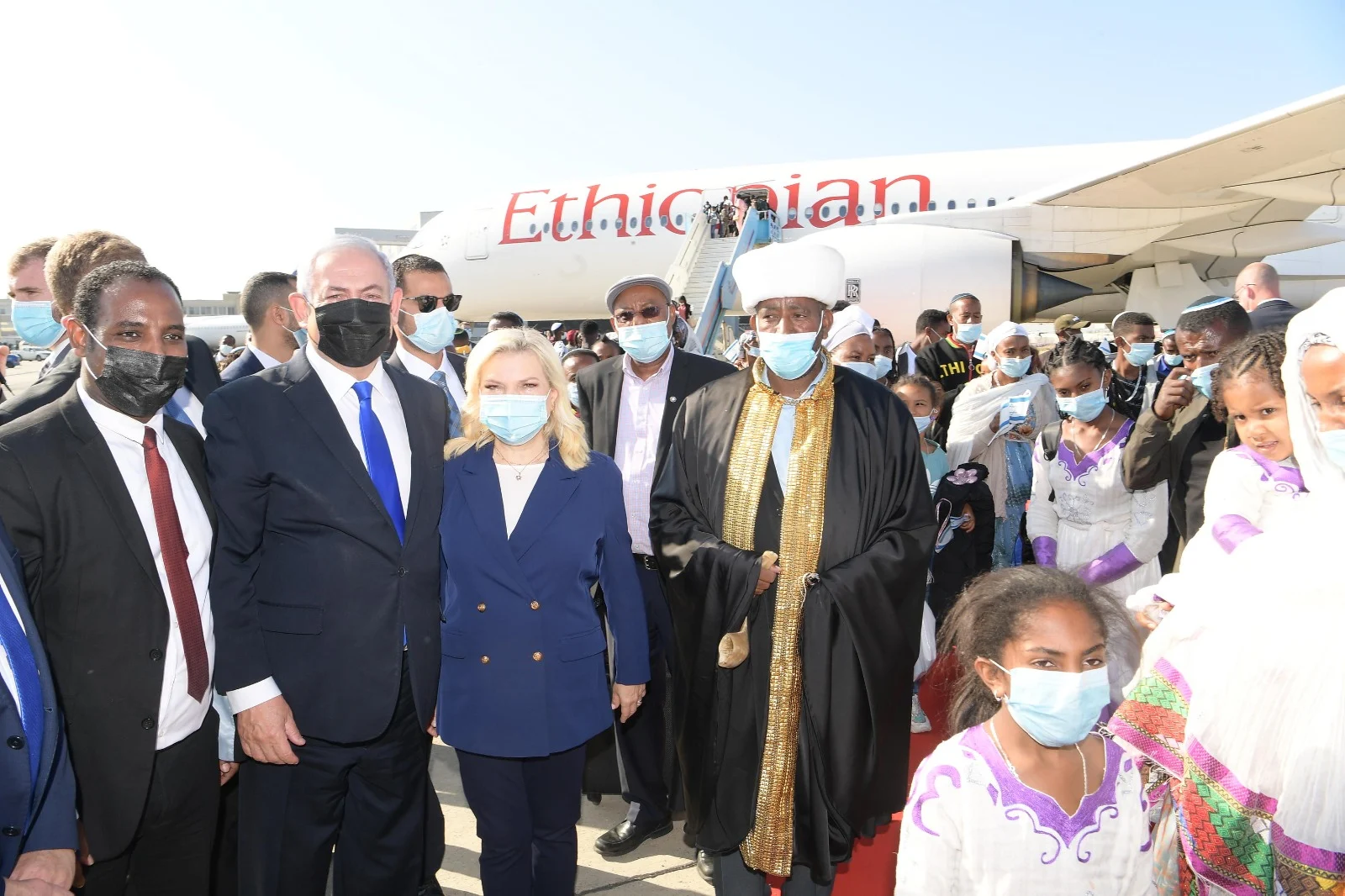 ראש הממשלה בנימין נתניהו בטקס קבלת עולי אתיופיה