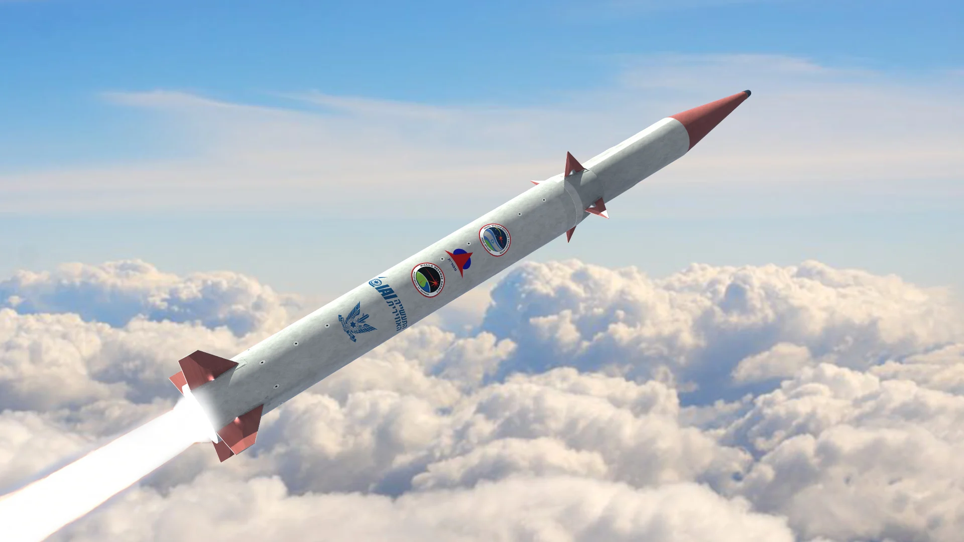 הטיל המיירט של מערכת ''חץ 4'' שנמצאת כעת בפיתוח