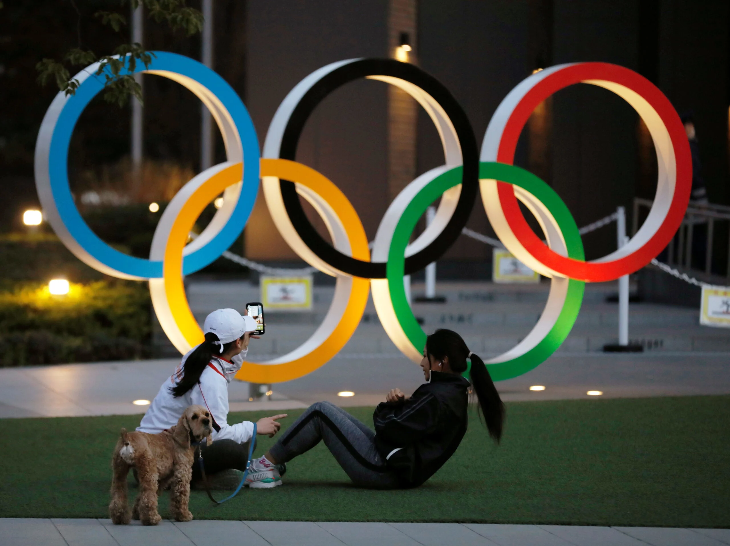 ספורטאית מתאמנת לקראת האולימפיאדה בטוקיו