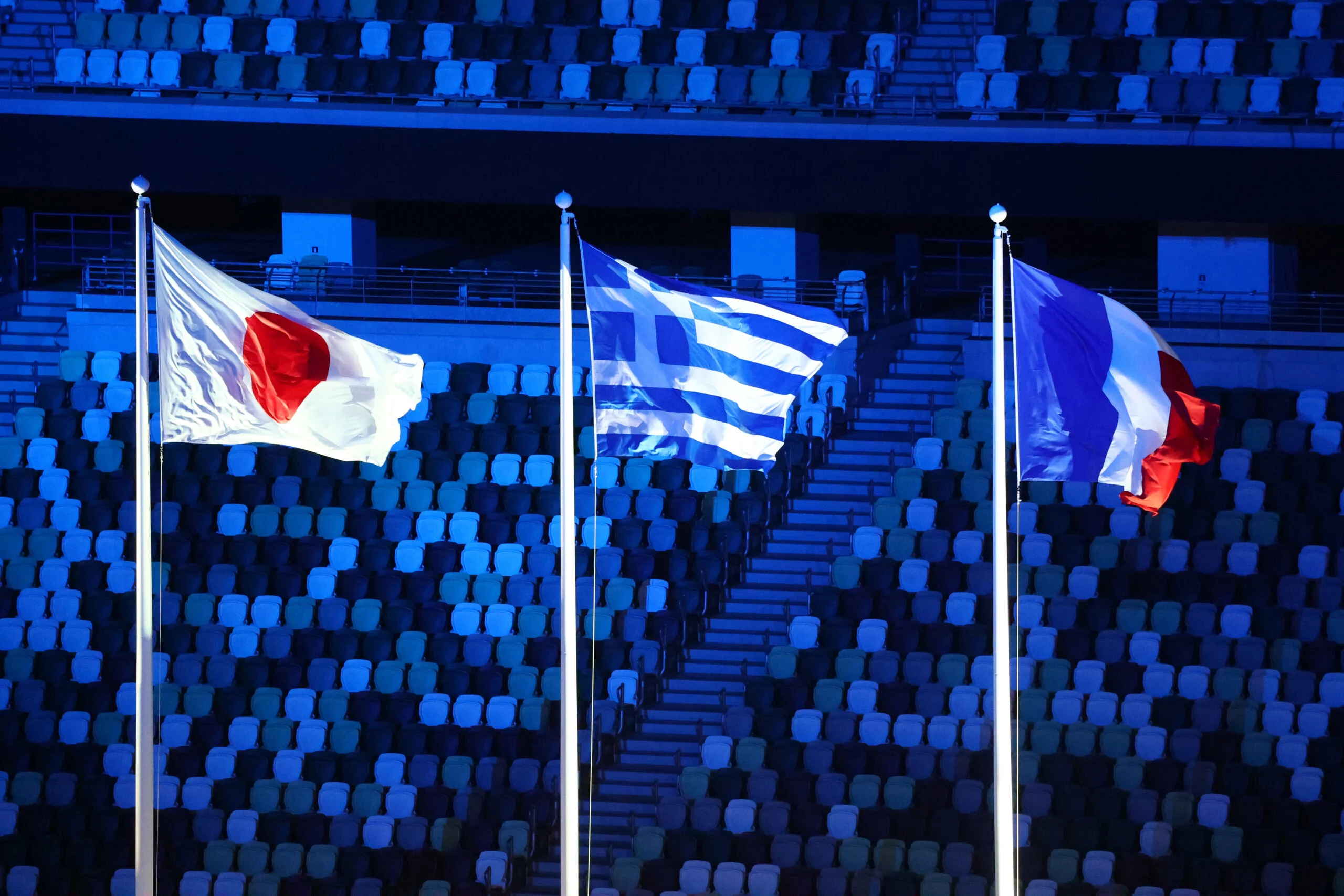 לקראת אולימפיאדת 2024: דגל צרפת הונף בטוקיו