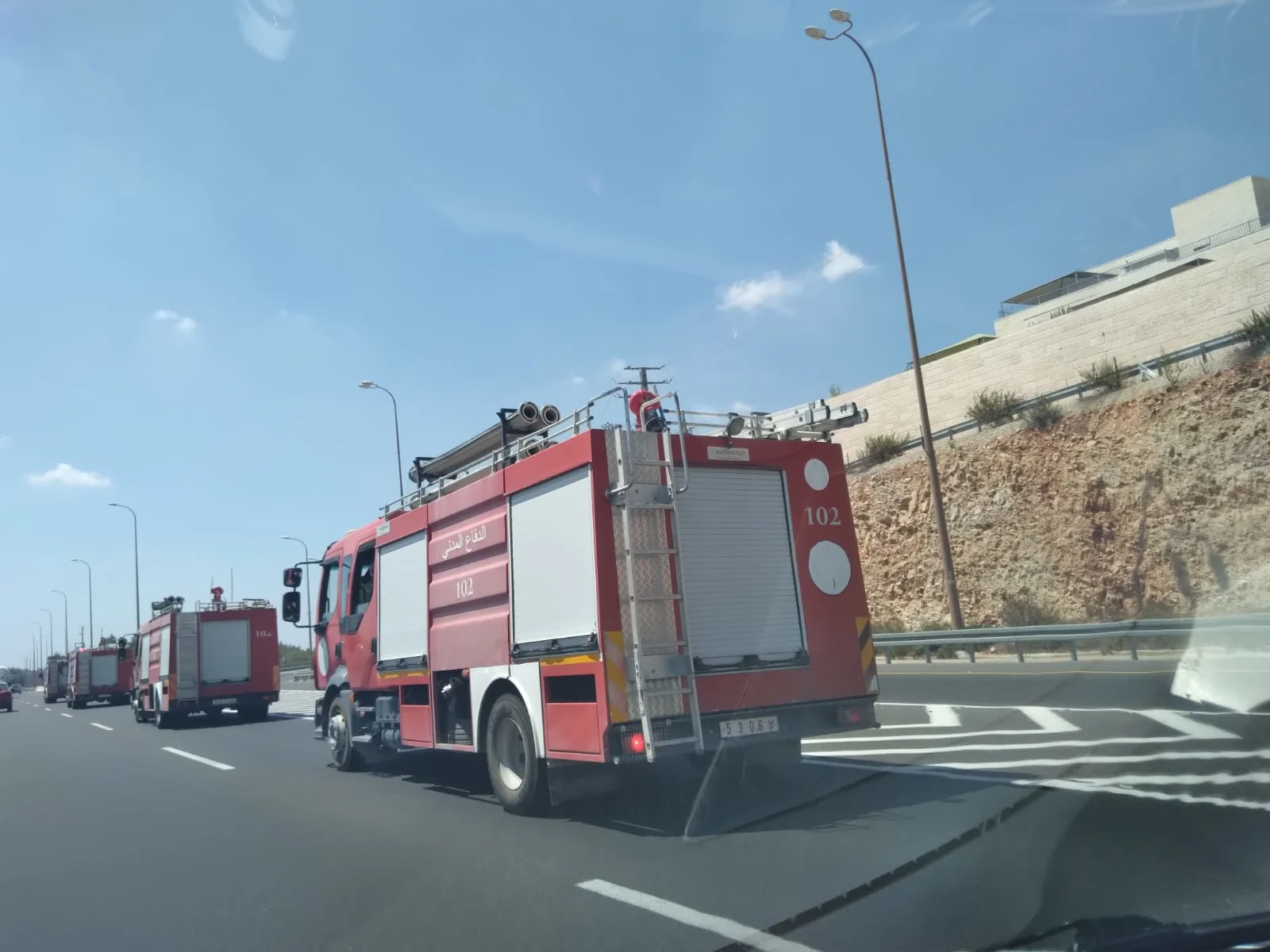 מכבי אש רשות פלסטינית שריפה הרי ירושלים