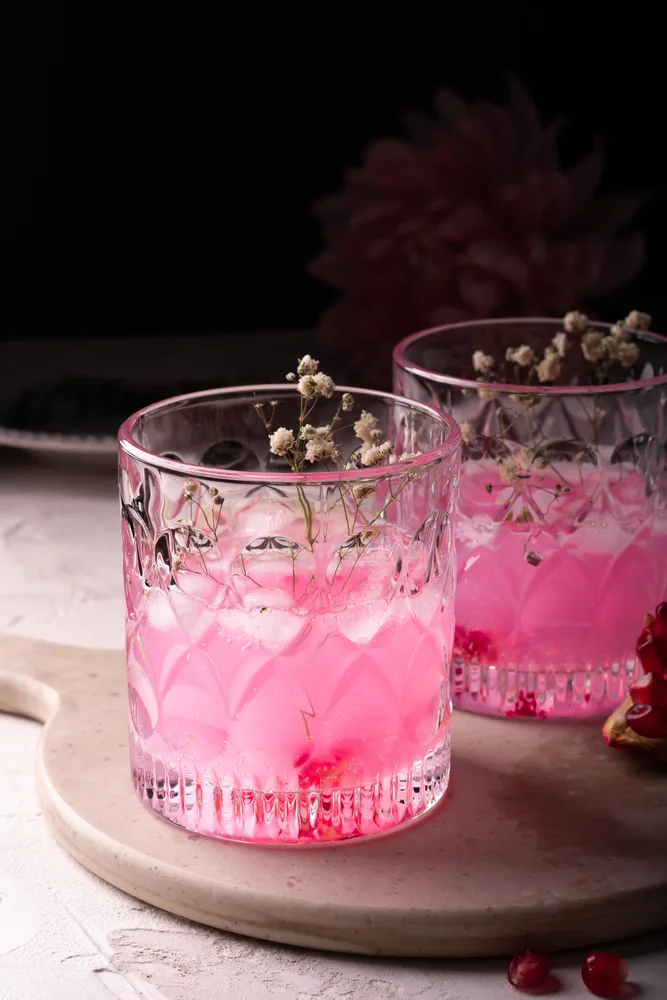 Pink,pomegranate,sparkling,lemonade,for,party