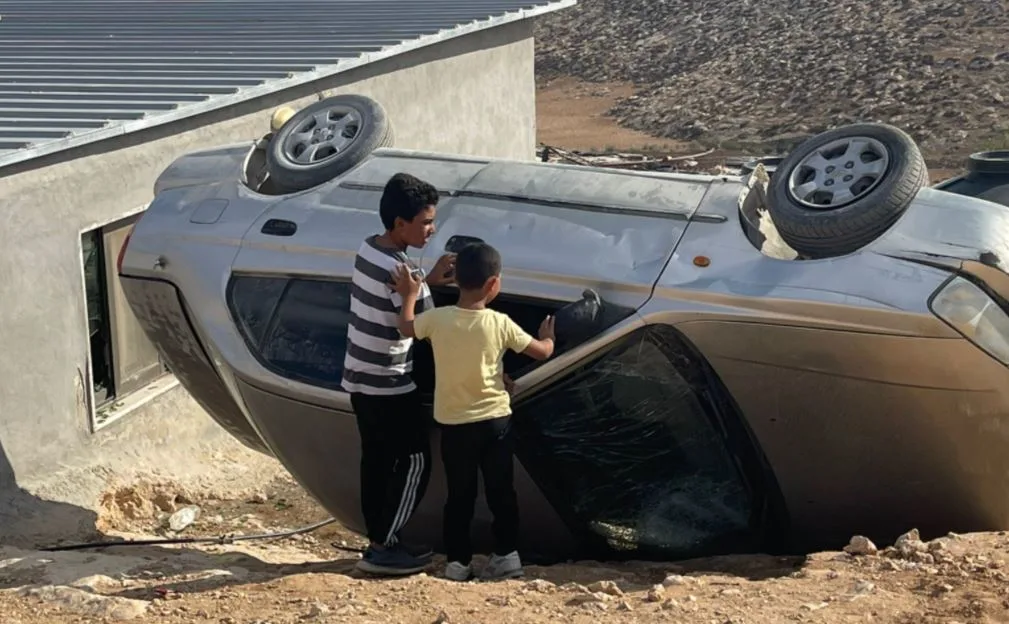 מכונית בבעלות פלסטינית