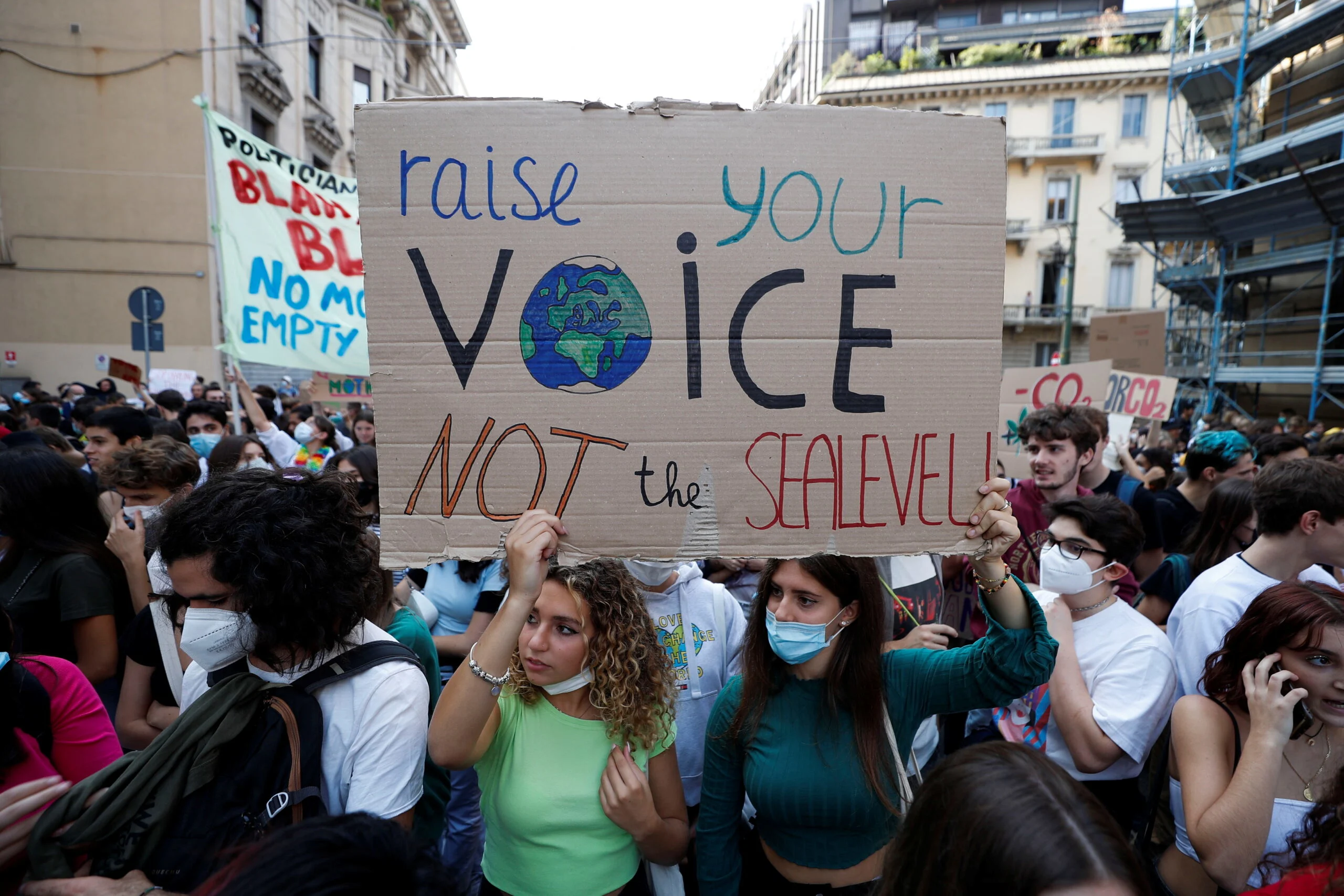 הפגת ''הנוער למען האקלים'' במילאנו