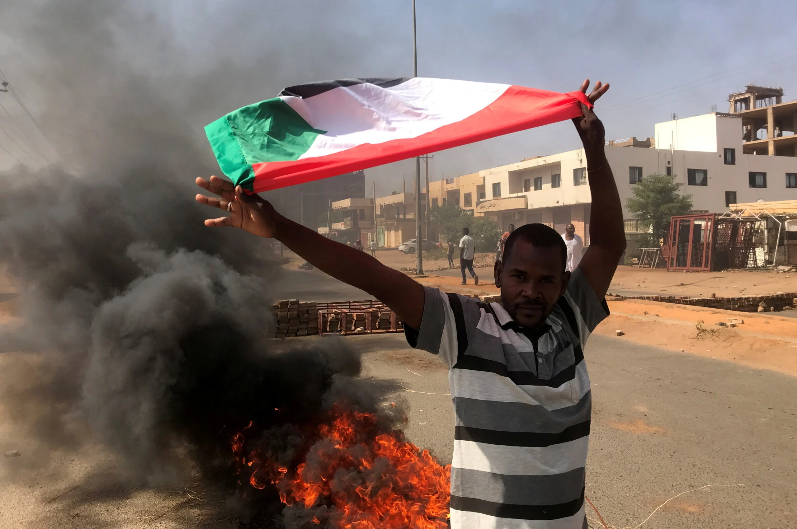 מפגינים בסודן