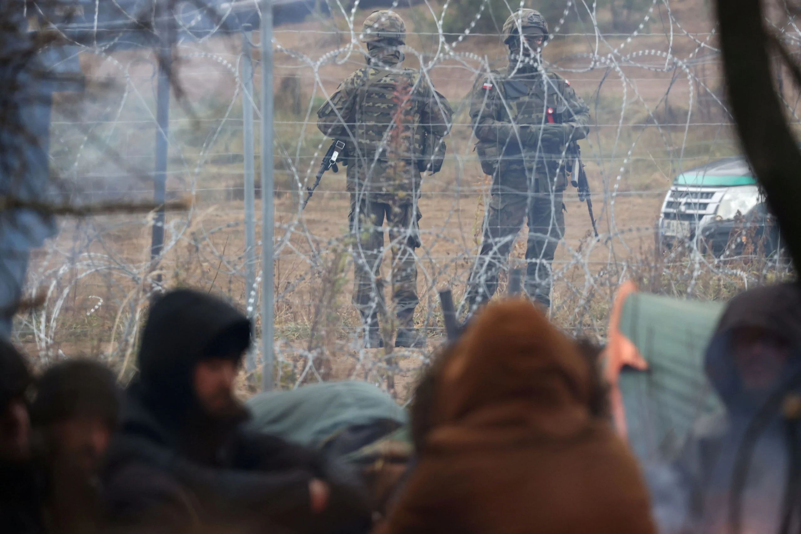 Migrants Gather On The Belarusian Polish Border
