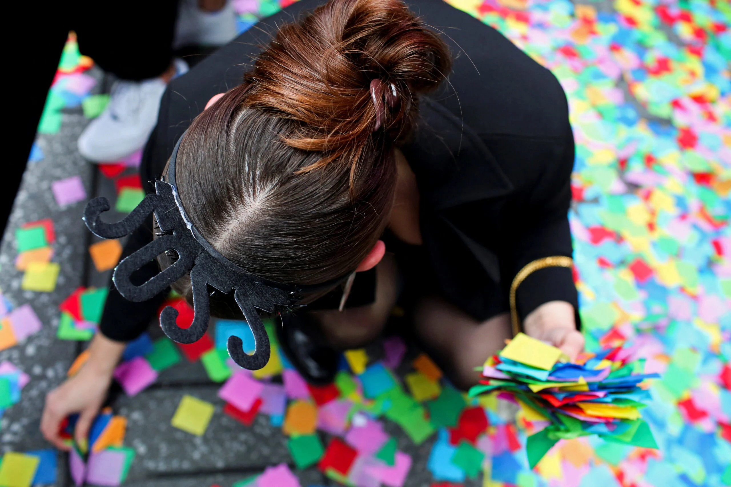 New Year's Eve Confetti Is 'flight Tested' Ahead Of Celebrations In The Manhattan Borough Of New York City