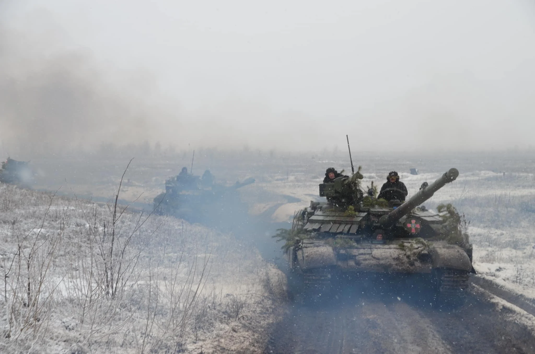 Ukrainian Servicemen Take Part In Military Drills In Kharkiv Region
