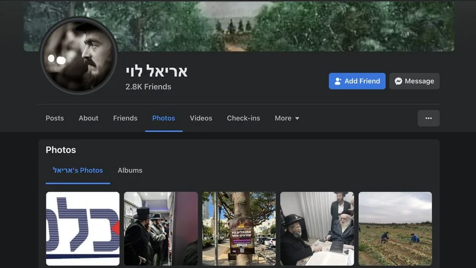 משתמש מזויף בעל אלפי עוקבים של הרשת האיראנית שהשתמש בתמוןנות של עיר יהודי מרוסיה שנפטר לפני כארבע שנים
