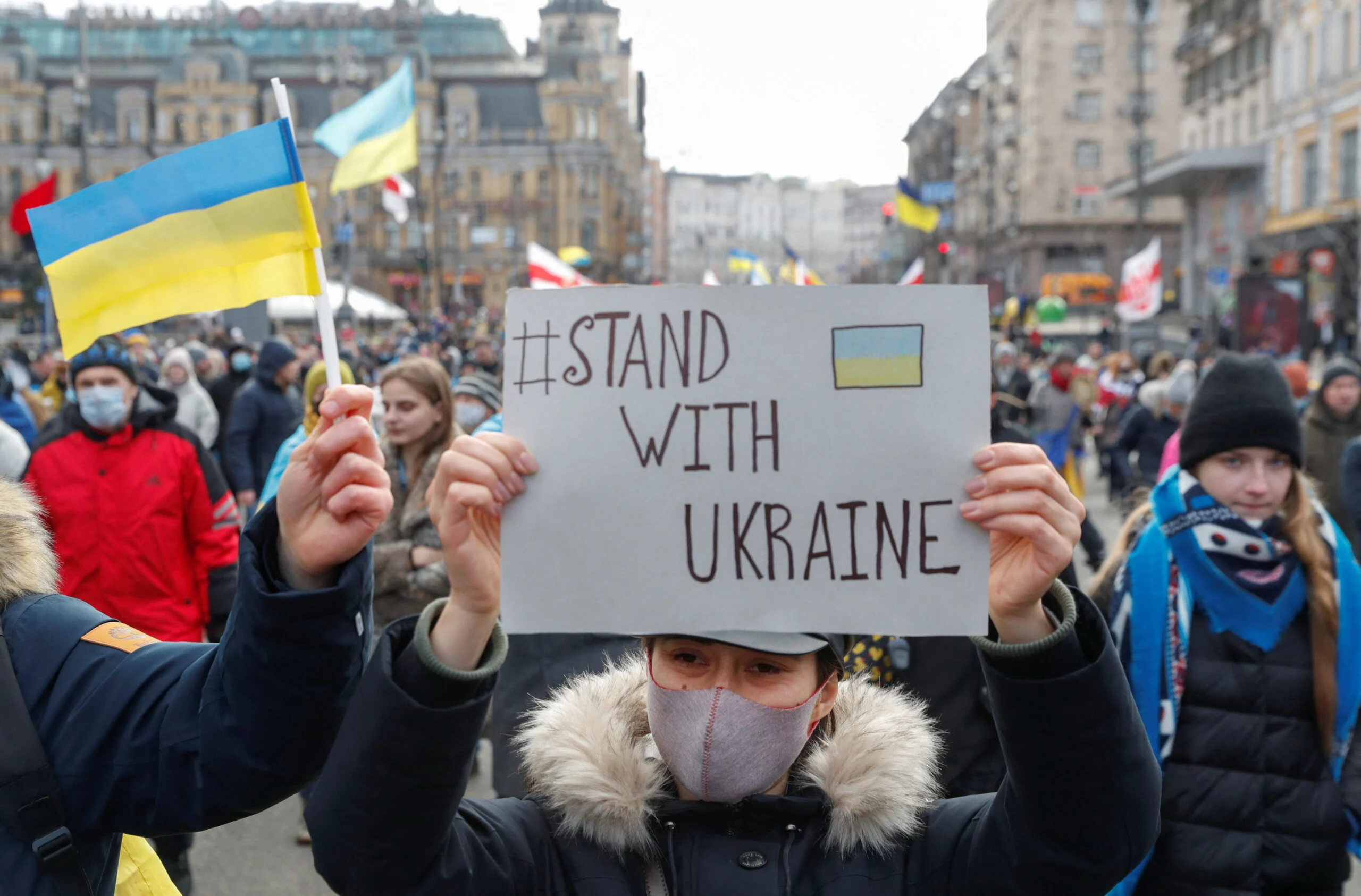 People Take Part In Unity March In Kyiv