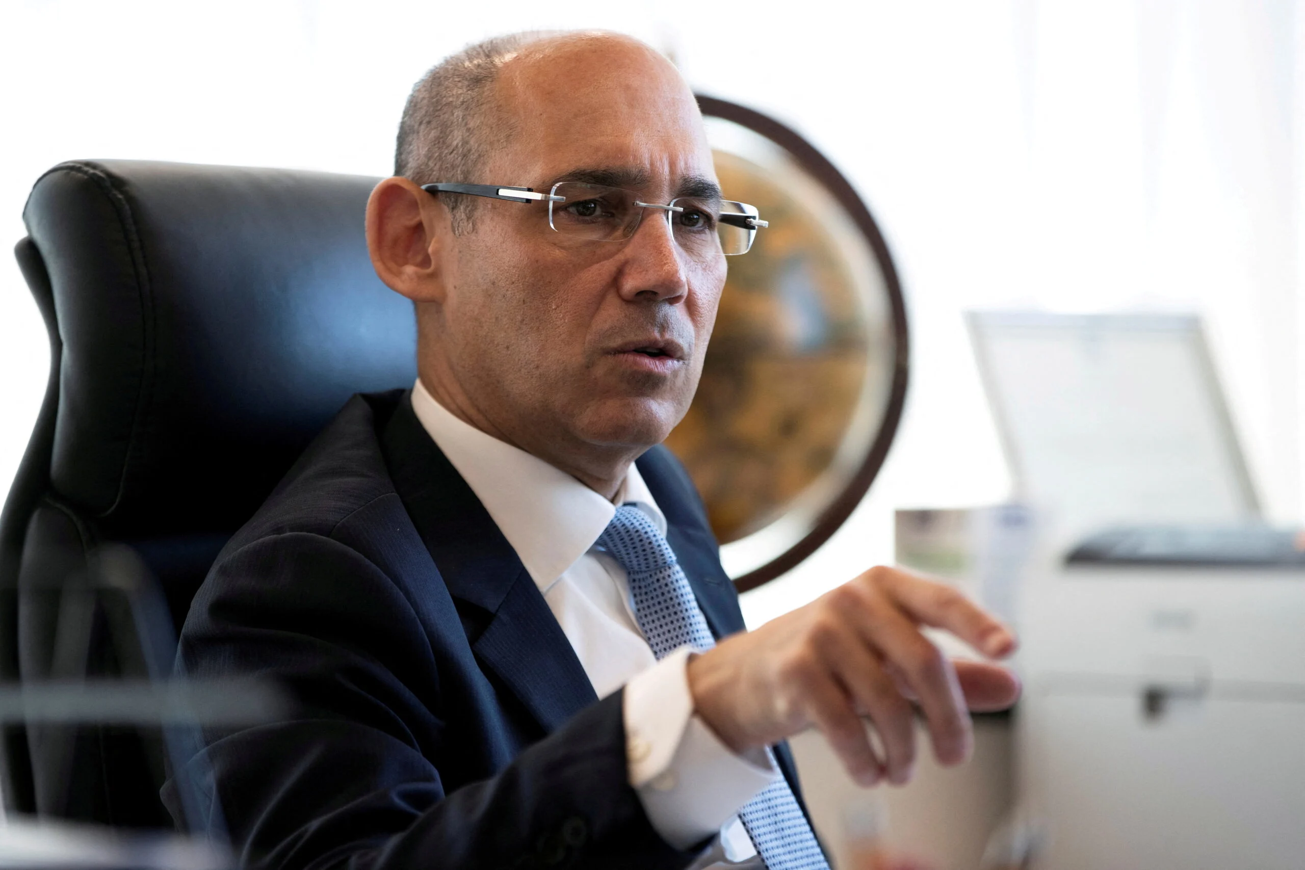 File Photo: Bank Of Israel Governor Amir Yaron During An Interview With Reuters In Jerusalem