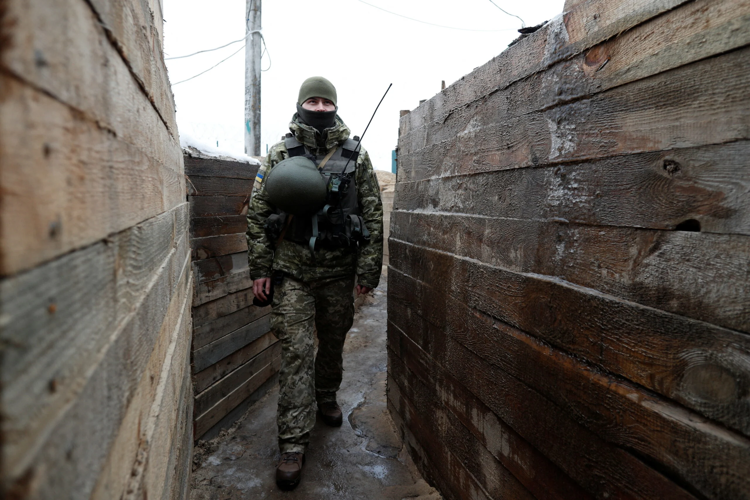 Ukrainian Border Guards Keep Watch On The Frontier With Russia In Chernihiv Region