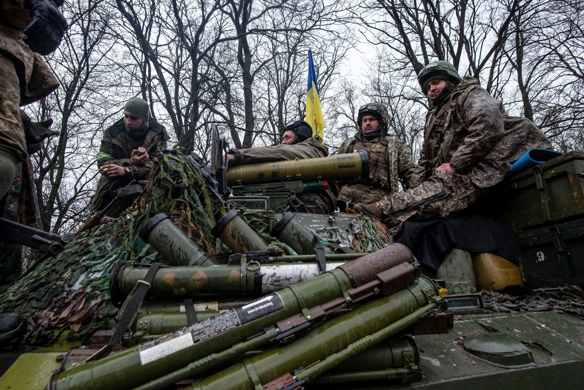 חיילים אוקראינים במזרח המדינה סמוך לגבול הרוסי