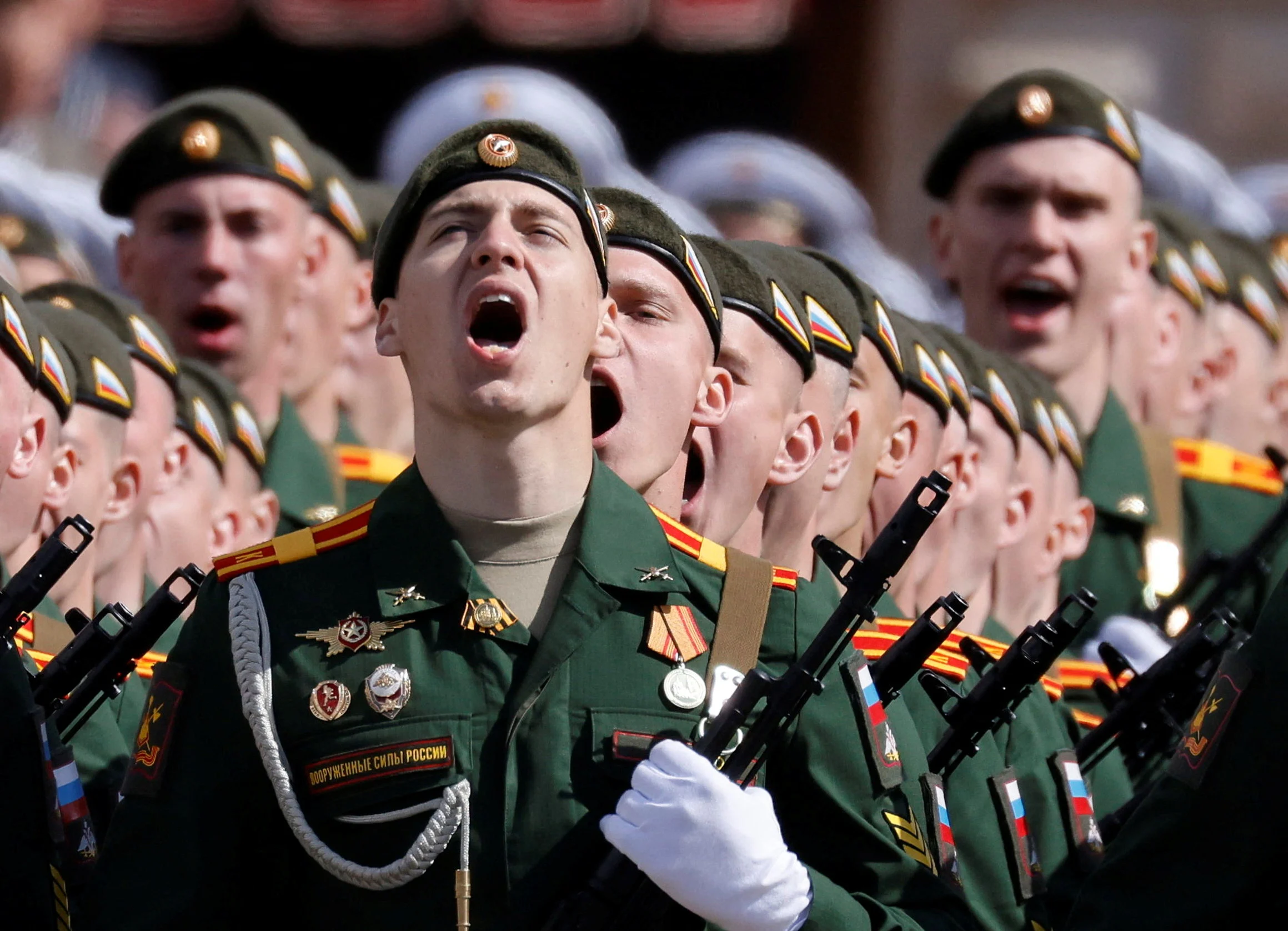מצעד יום הניצחון רוסיה מוסקבה נאצים
