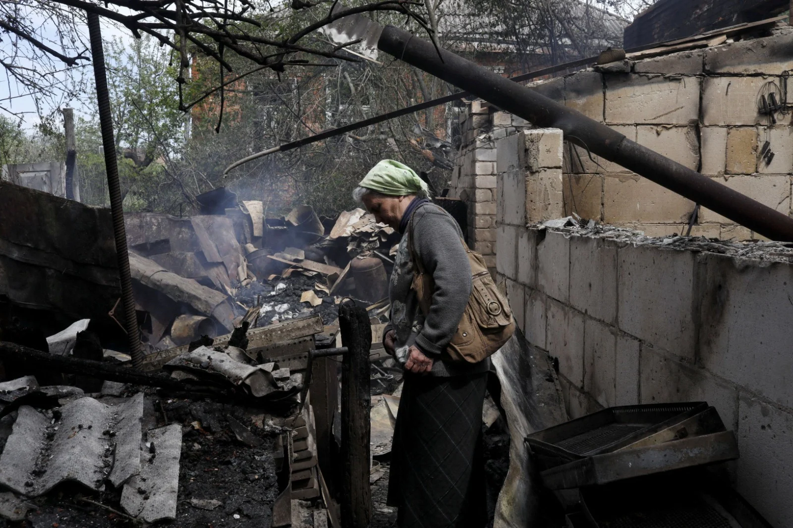 הריסות מהפגזות בעיר חרקוב, אוקראינה