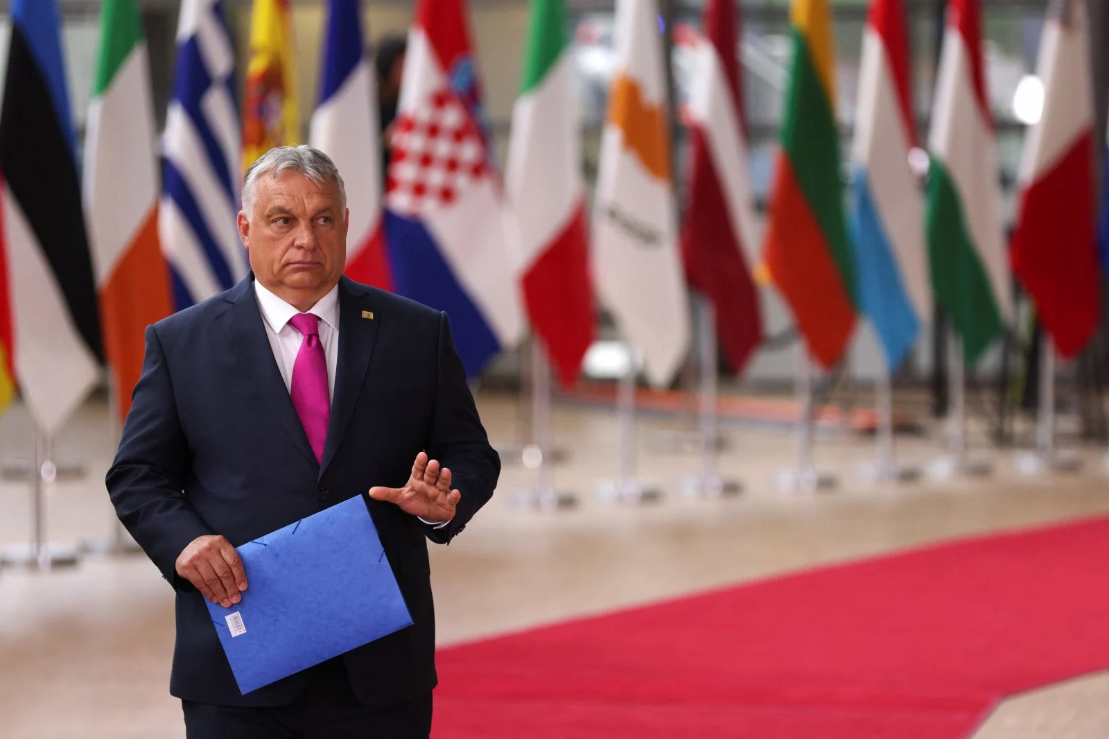 ראש ממשלת הונגריה אורבן הגיע לפסגת האיחוד האירופי בבריסל