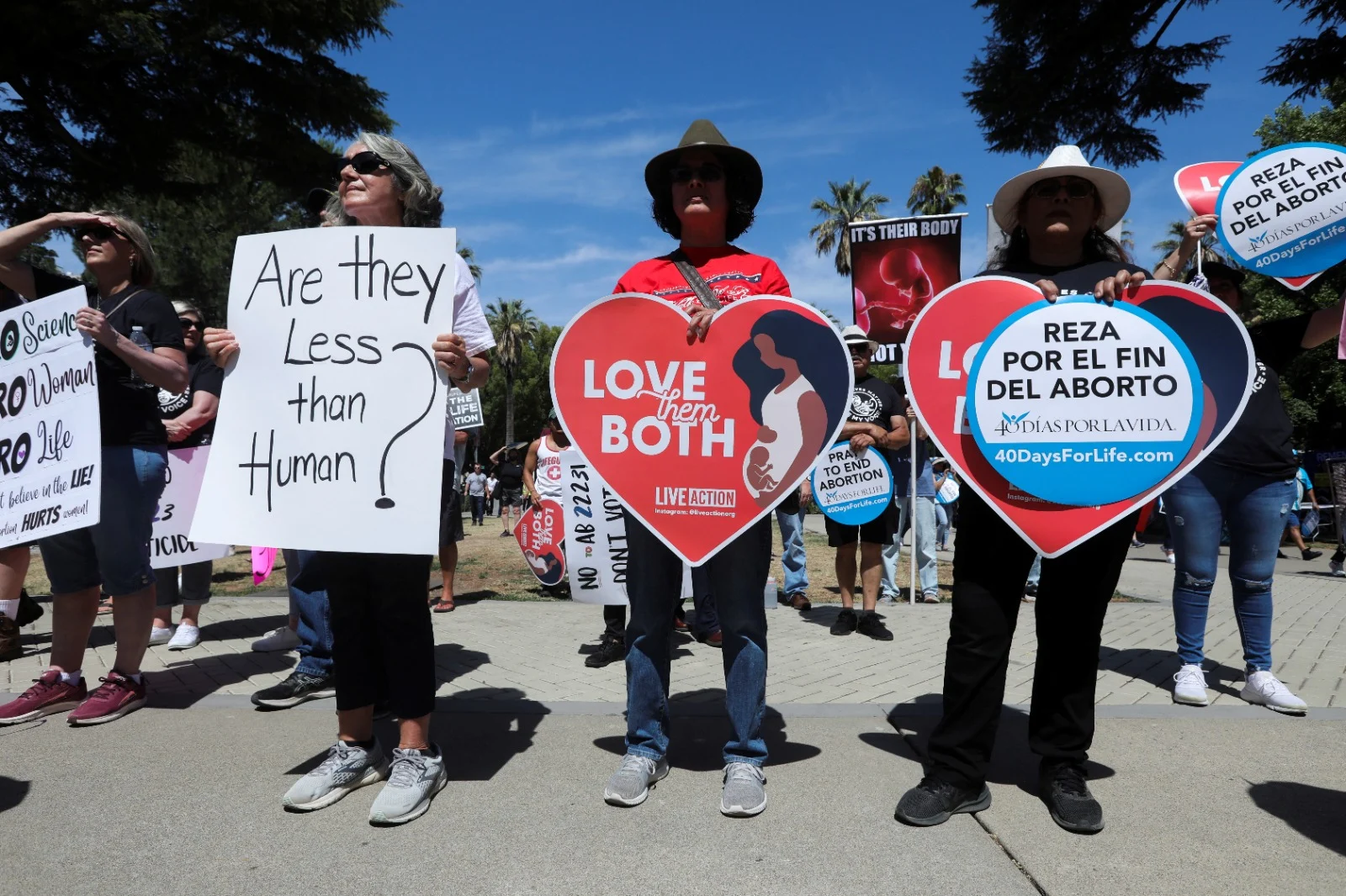 הפגנות נגד הפסיקה בקלפורניה, 22 ביוני