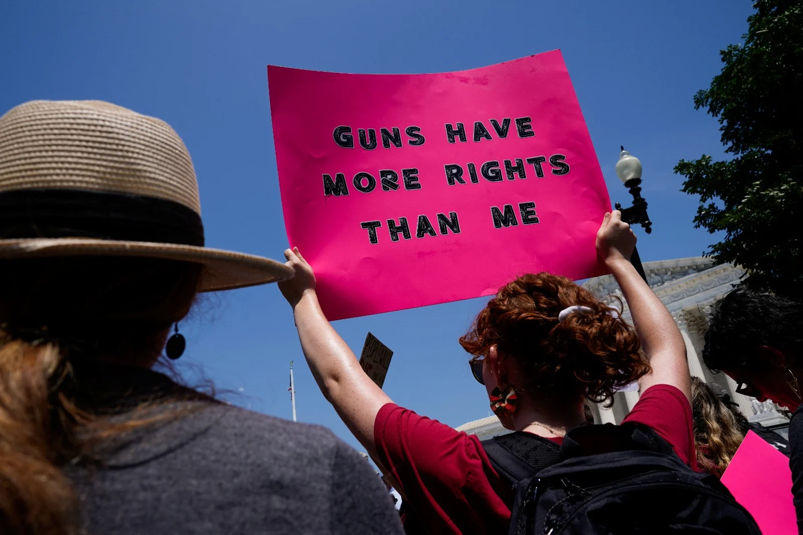 ''לכלי נשק יש יותר זכויות ממני'': הפגנה נגד חוק ההפלות מול ביהמ''ש העליון בוושינגטון