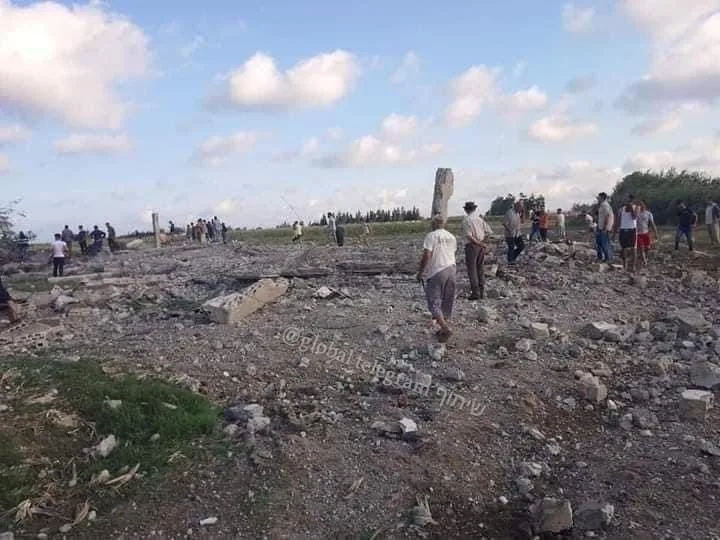 הנזקים בעיירה חמידיה, סוריה