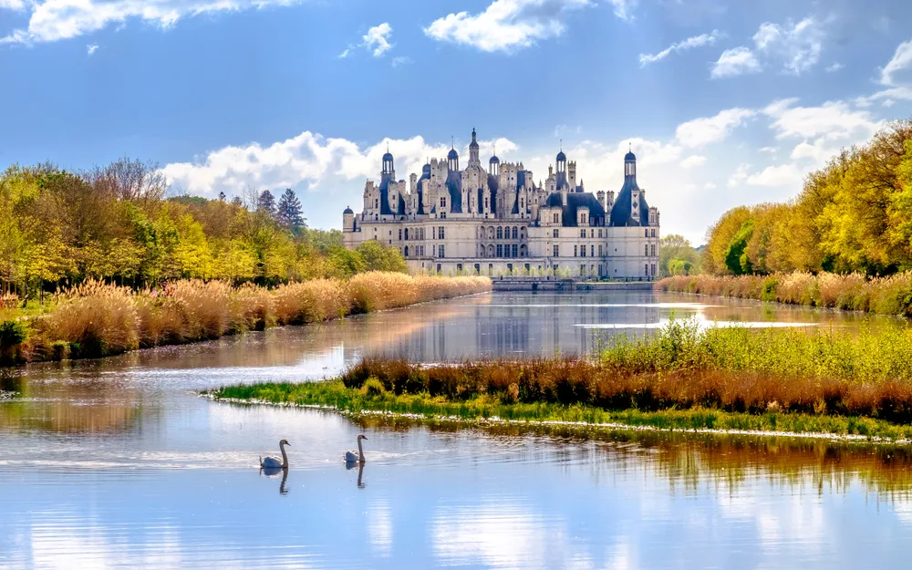 Chambord,castle,,royal,medieval,french,castle,at,loire,valley,in