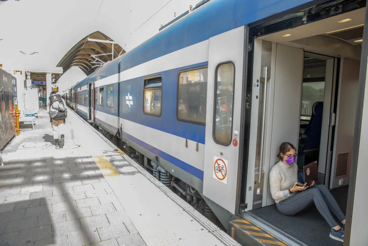 תנועת הרכבות של רכבת ישראל מחיפה לתל אביב תושבת למשך שבוע