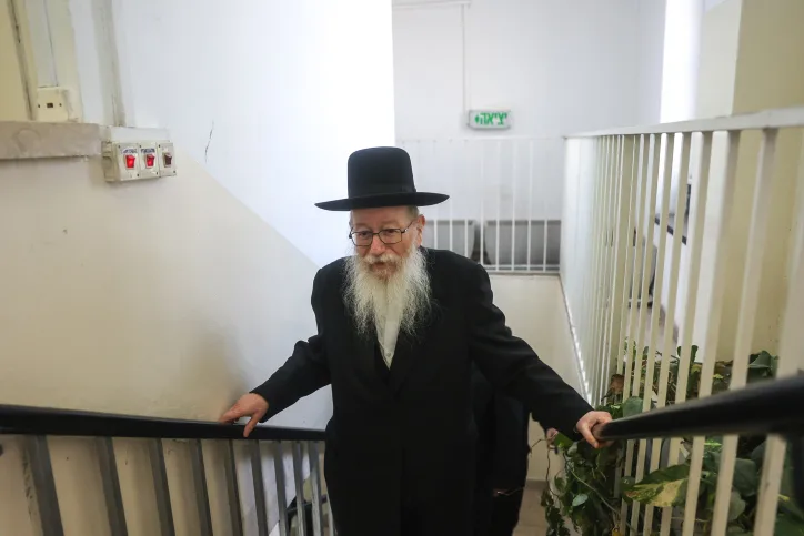 חבר הכנסת יעקב ליצמן בבית המשפט