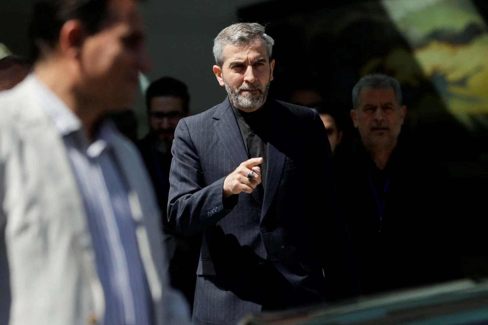 ראש המשלחת מטעמה של איראן למו''מ על הסכם הגרעין עלי באקרי-כני