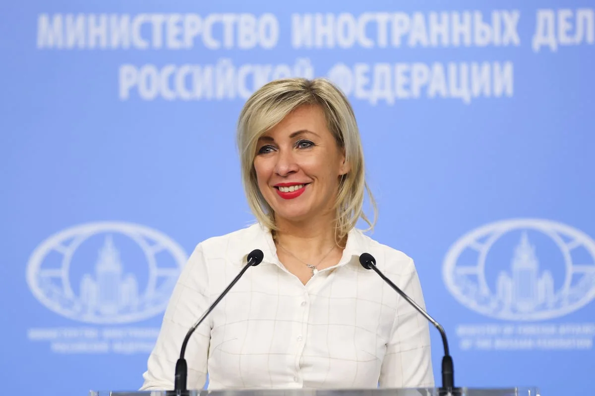 דוברת משרד החוץ הרוסי מריה זכארובה