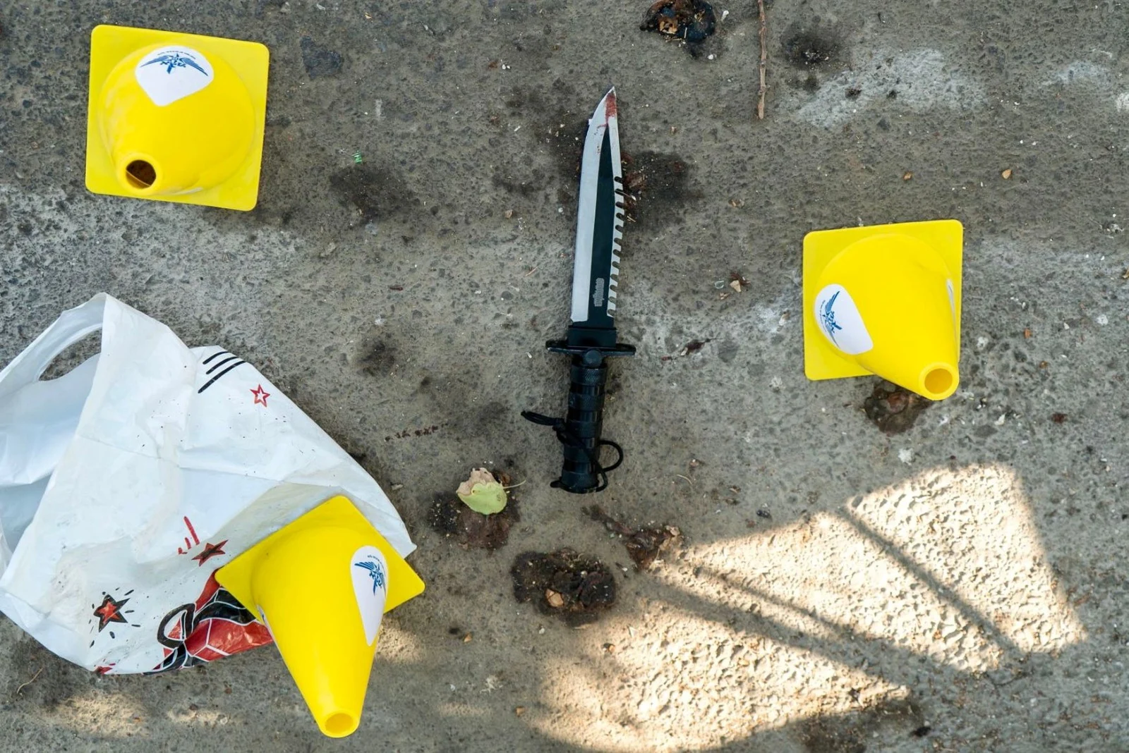 הסכין ששימשה את המחבל בפיגוע הדקירה בחברון