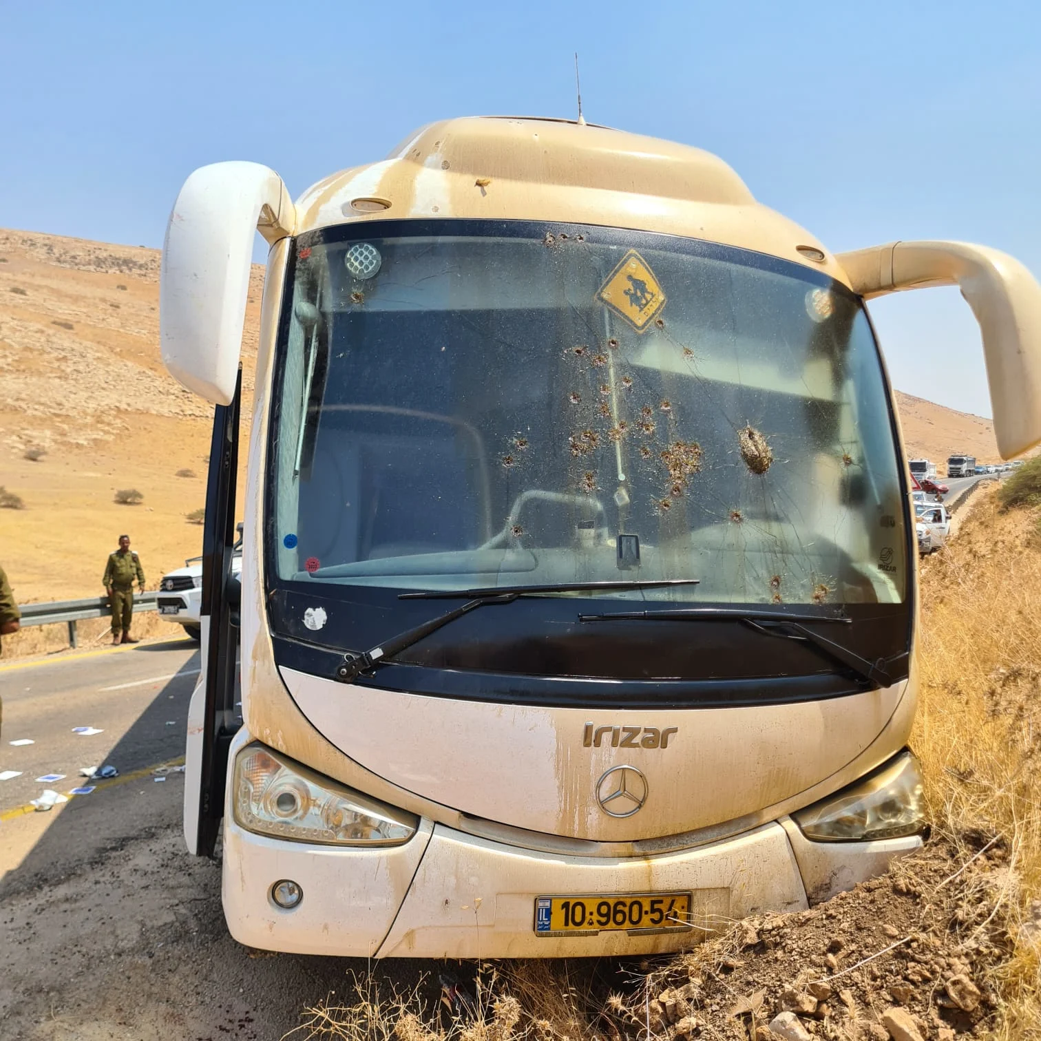 האוטובוס הירוי בבקעת הירדן